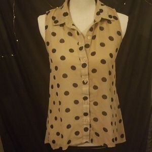 ❤ Button up tank top